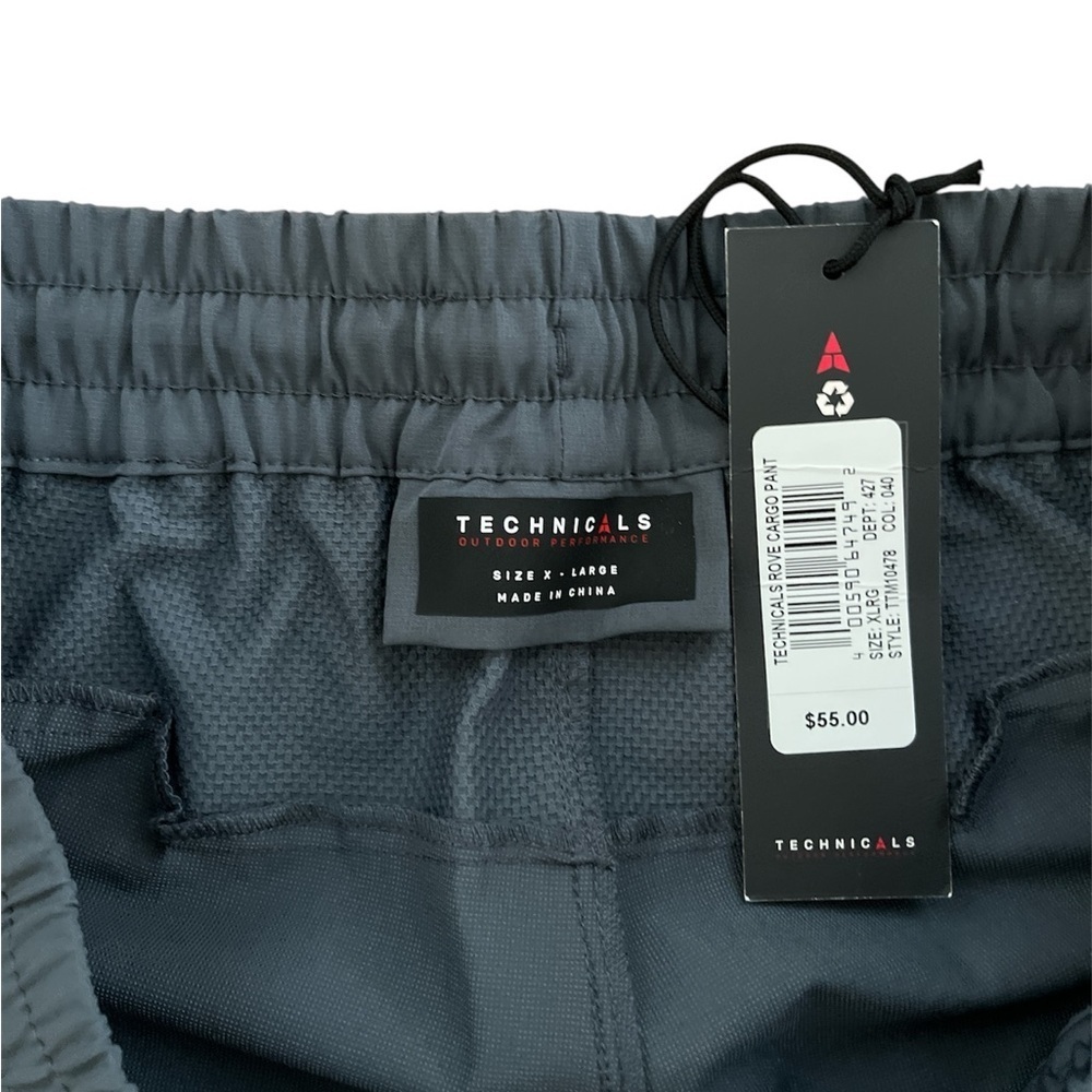 Men's Gray Cargo Pants - Picture 5 of 7